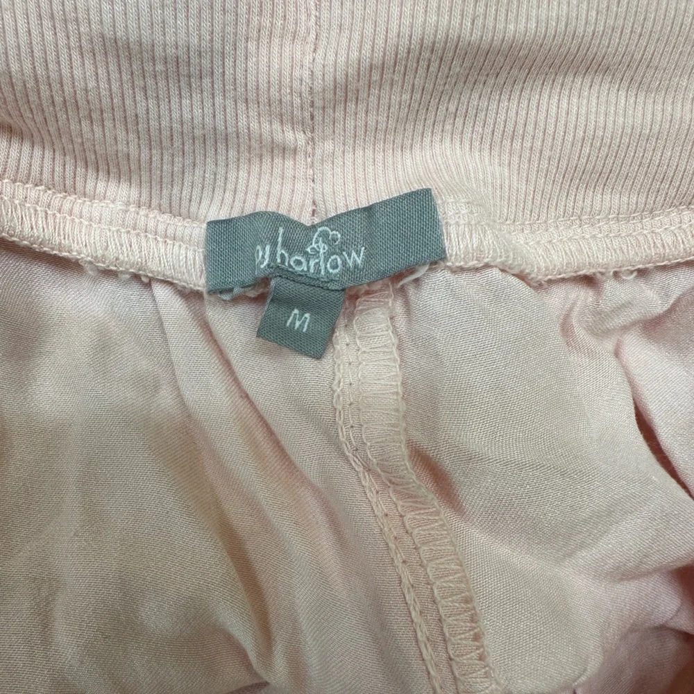 PJ Harlow Mikel Pink Satin Sleep Shorts - Picture 6 of 7